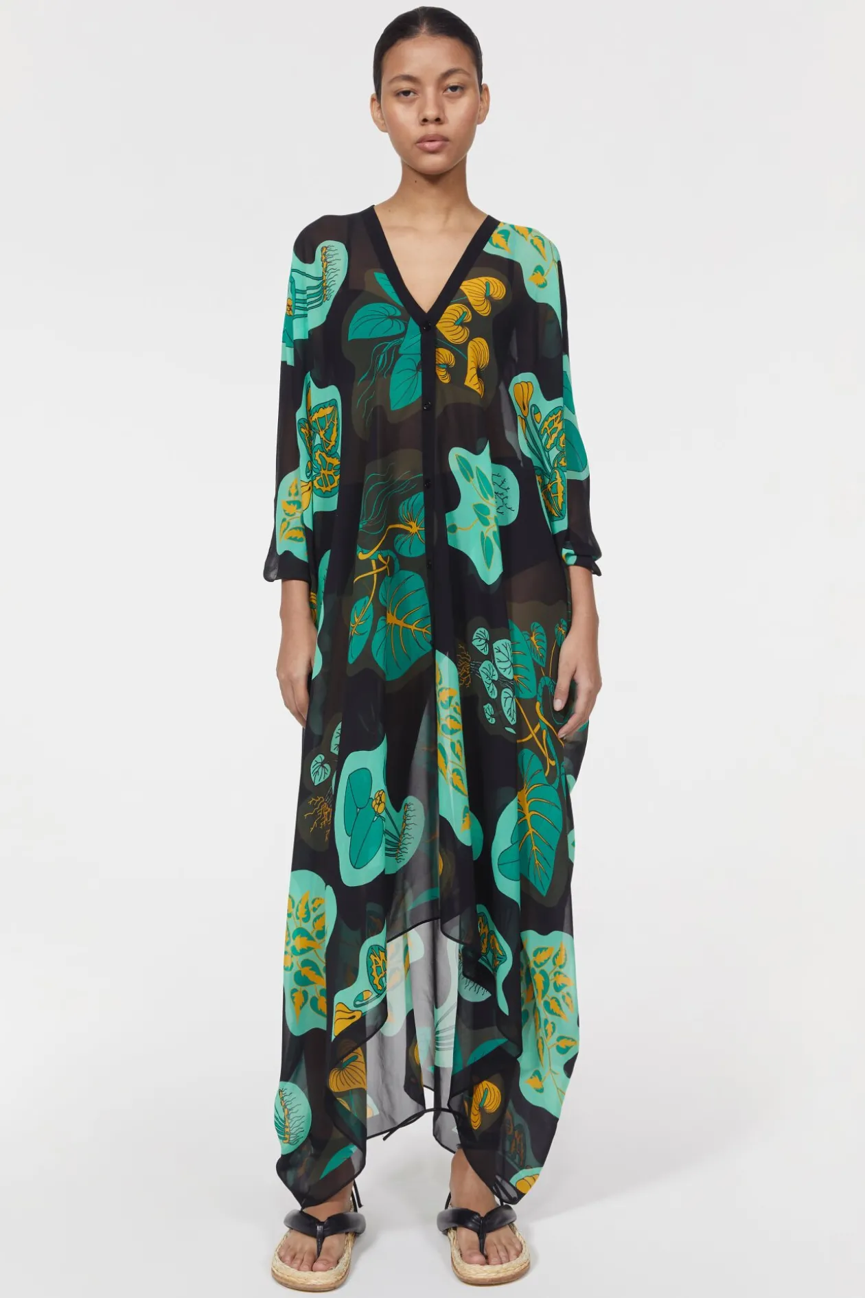 Agave Leaf Caftan