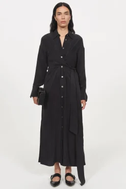 Apple Peach Twill Dress