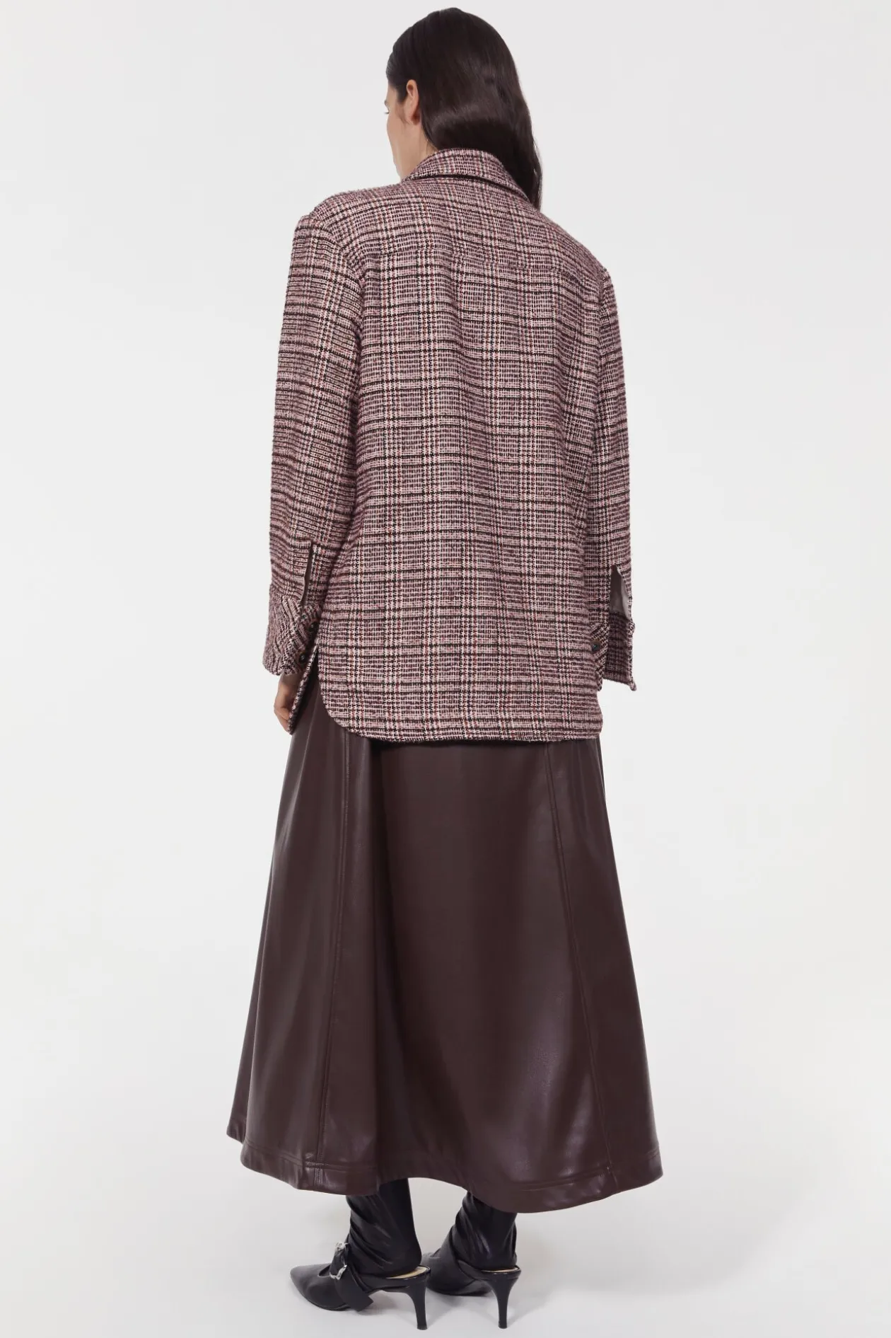 Avril Boucle Check Blazer