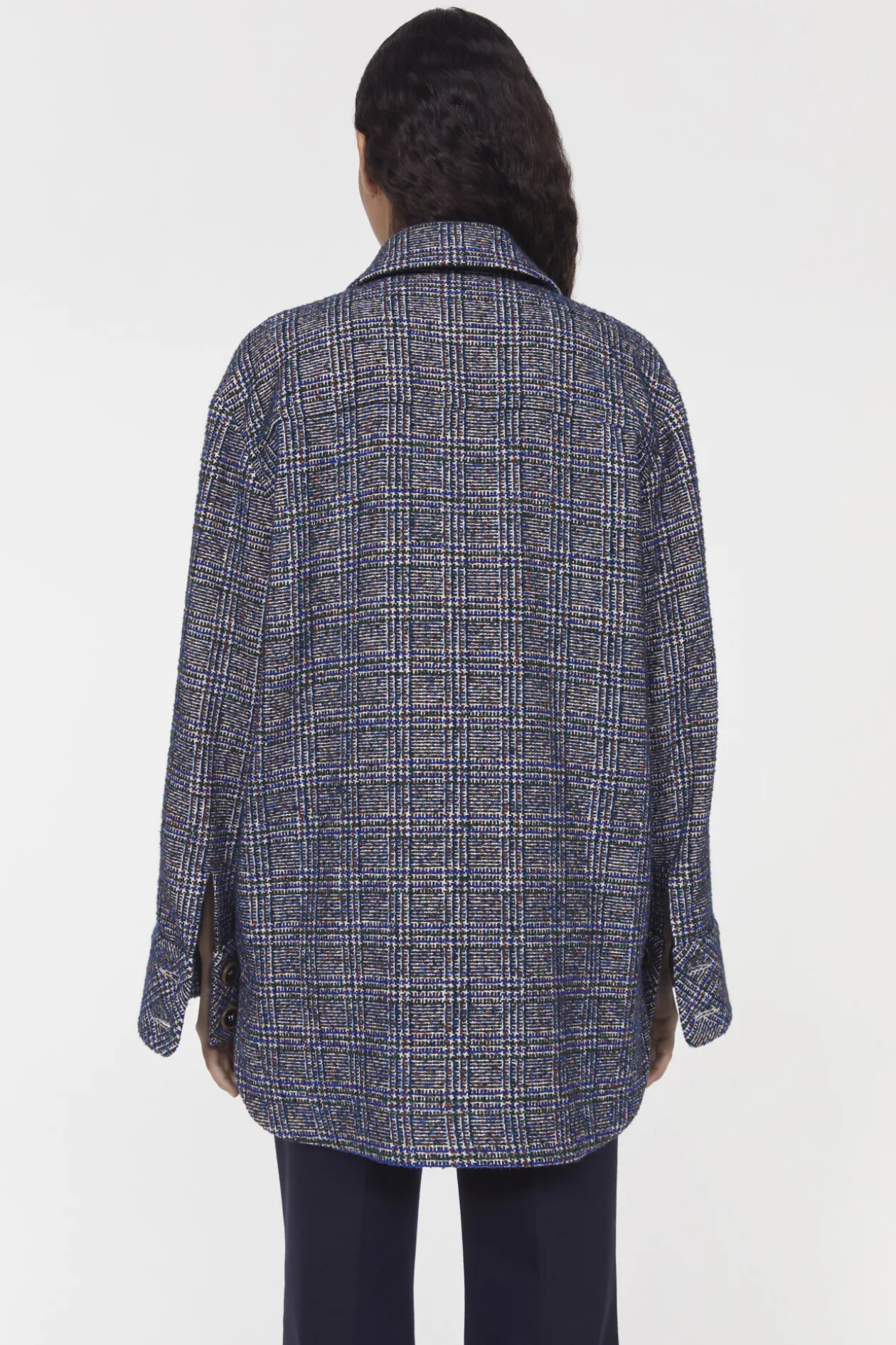 Avril Boucle Check Blazer