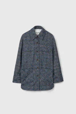 Avril Boucle Check Blazer