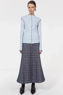 Columbina Rib Jersey Top