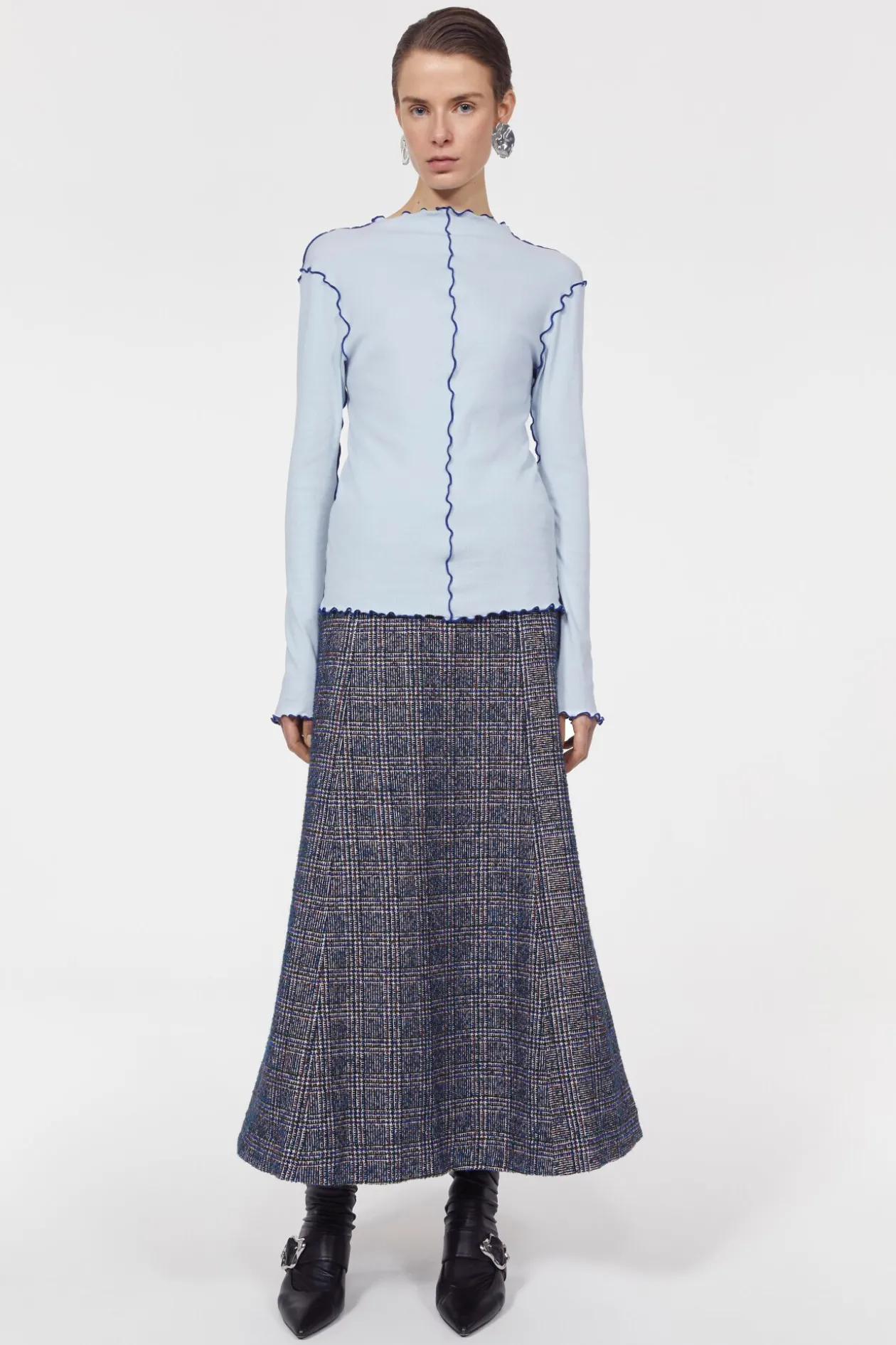 Columbina Rib Jersey Top