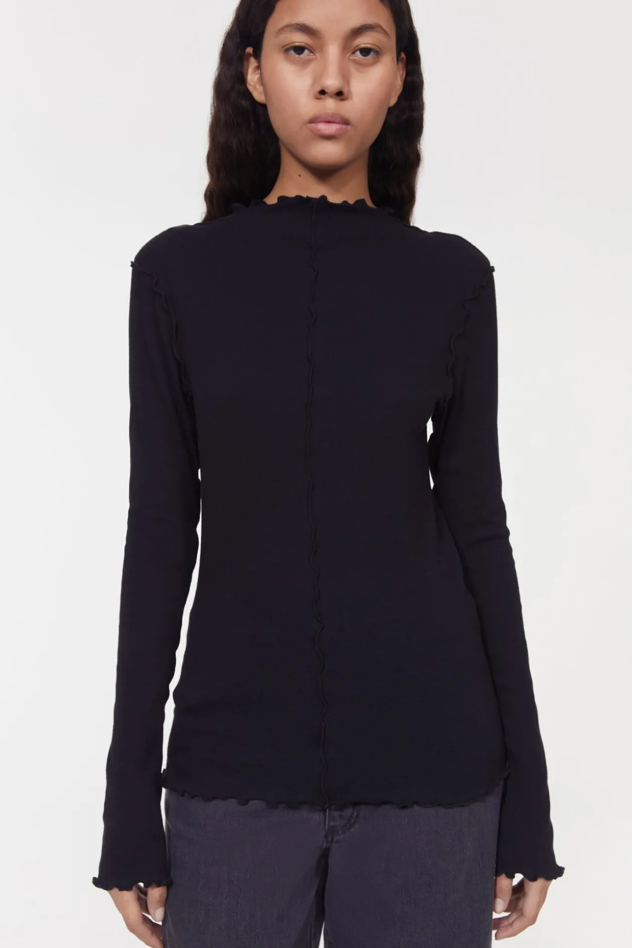 Columbina Rib Jersey Top