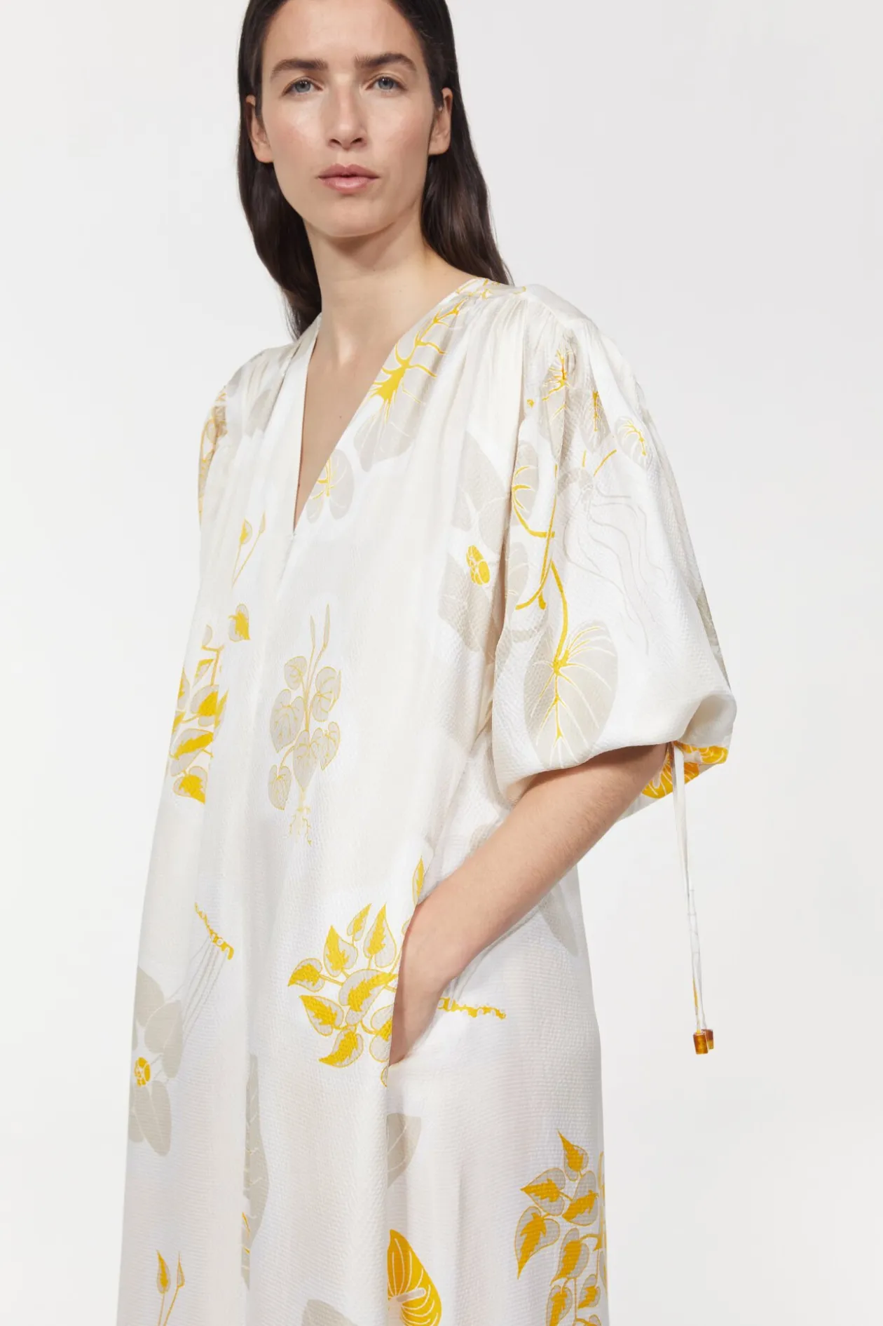 Dakota Leaf Hammered Dress