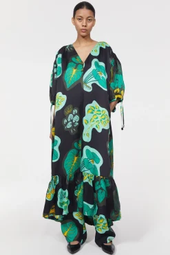 Dakota Leaf Hammered Dress