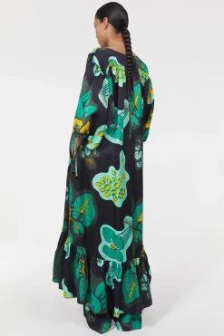 Dakota Leaf Hammered Dress