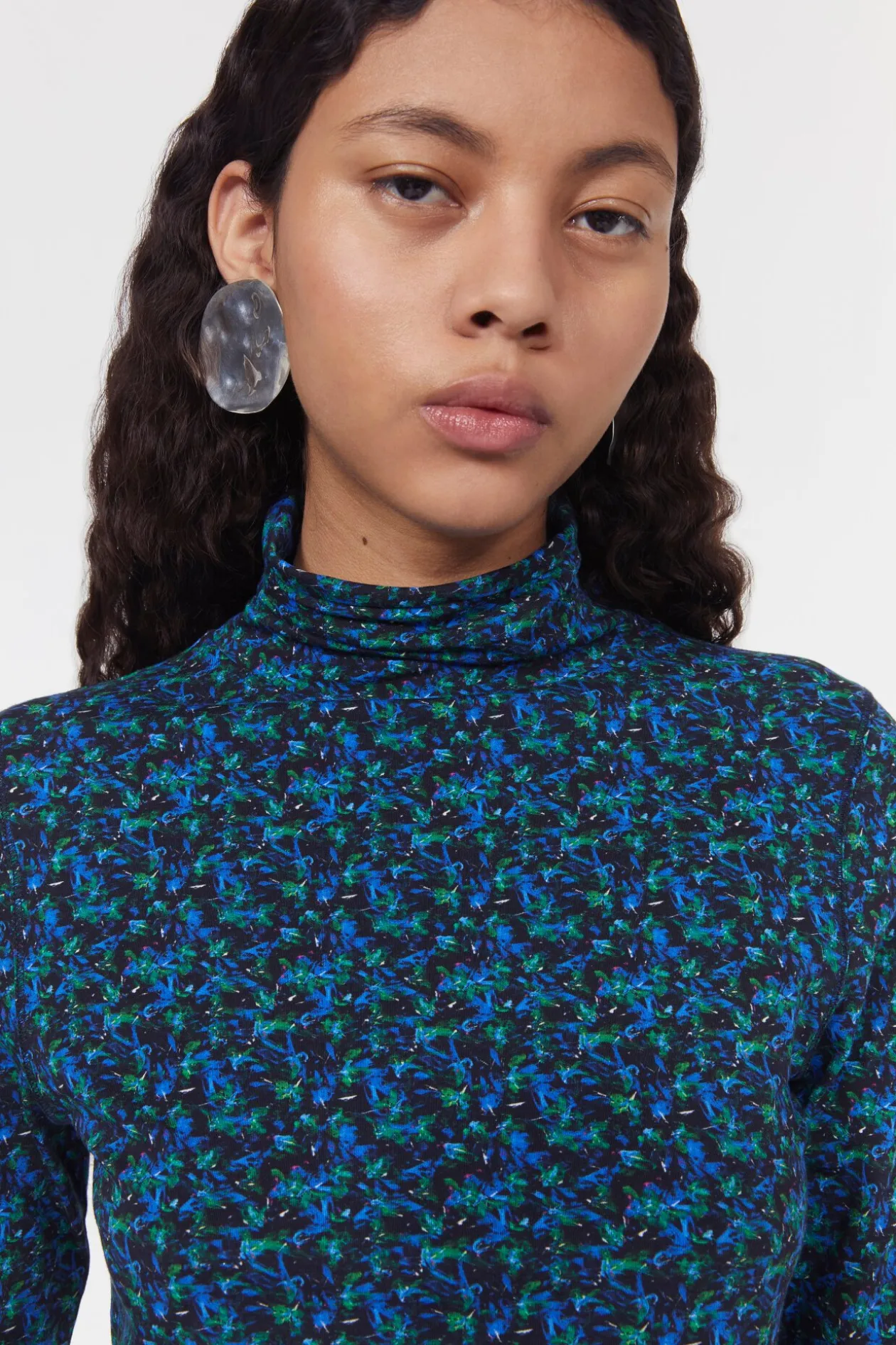 Kiena Floral Jersey Top