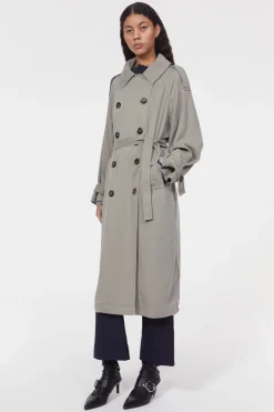 Lois Drape Trench Coat