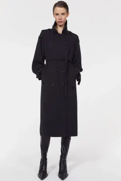 Lois Drape Trench Coat