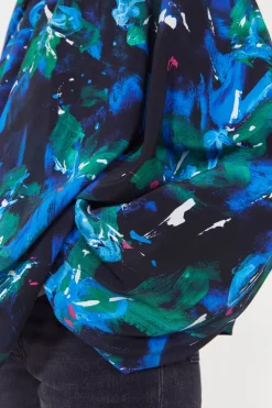 Marylin Silk Floral Blouse