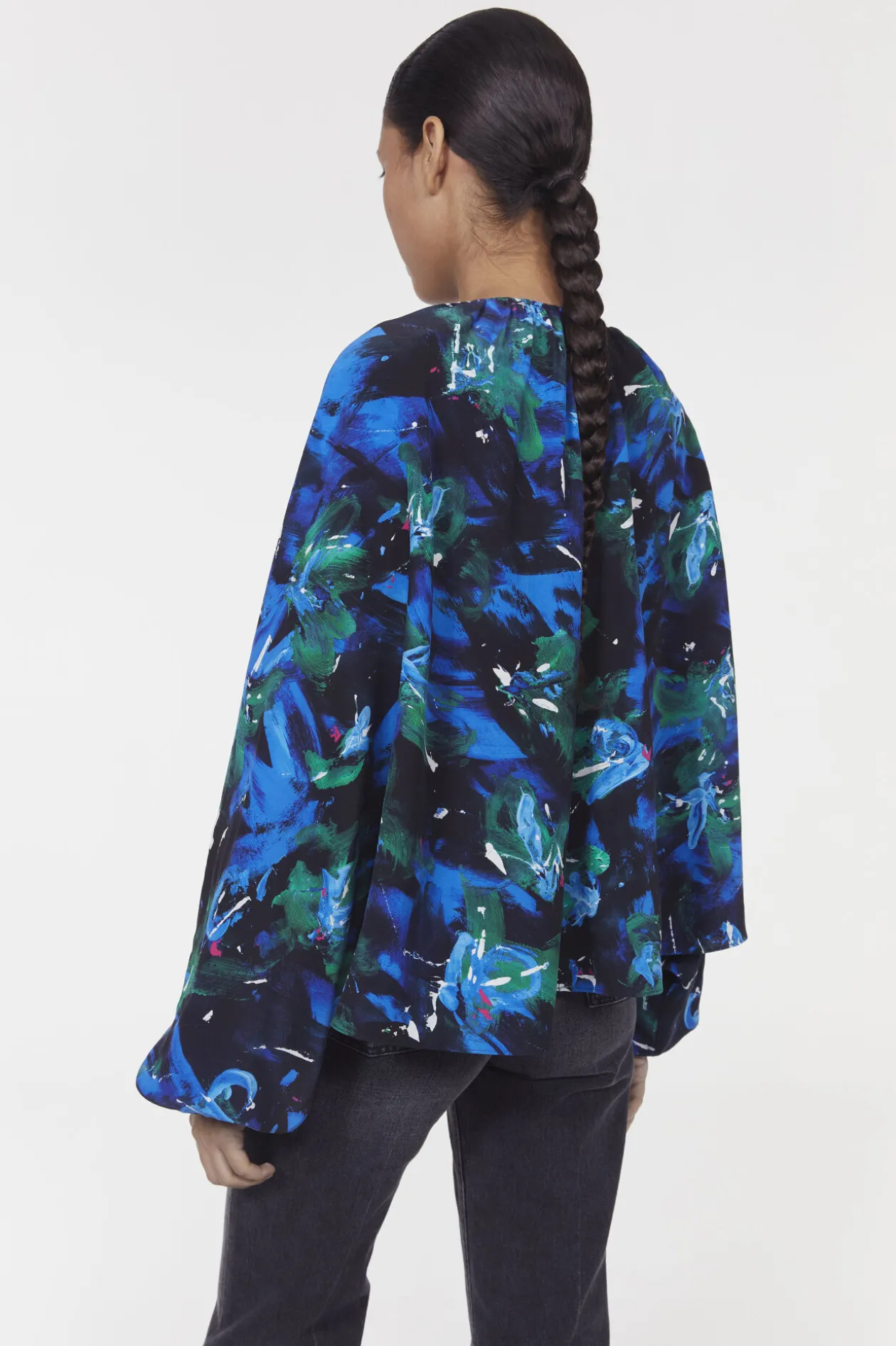 Marylin Silk Floral Blouse